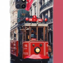 Samsung Galaxy M51 Uyumlu Taksim1 UV Baskılı Silikon Kılıf