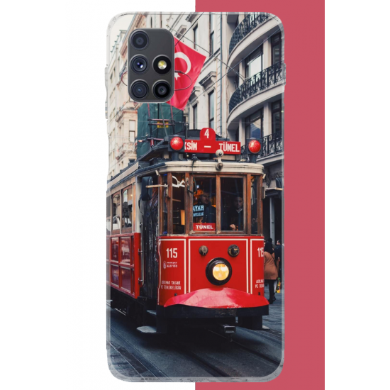 Samsung Galaxy M51 Uyumlu Taksim1 UV Baskılı Silikon Kılıf Samsung Galaxy M51 Uyumlu Taksim1 UV Baskılı Silikon Kılıf