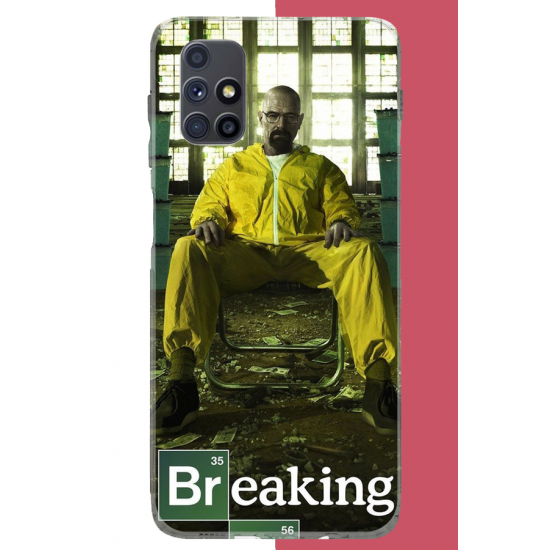 Samsung Galaxy M51 Uyumlu breaking bad UV Baskılı Silikon Kılıf