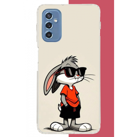 Samsung Galaxy M52 Uyumlu bugs bunny 1 UV Baskılı Silikon Kılıf Samsung Galaxy M52 Uyumlu bugs bunny 1 UV Baskılı Silikon Kılıf