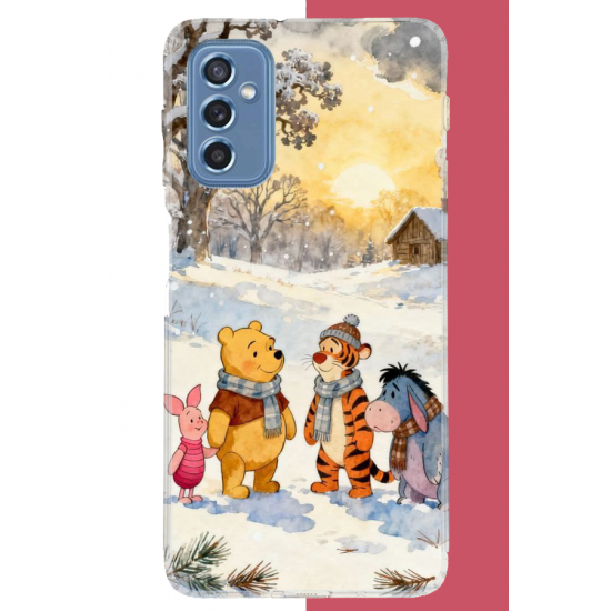 Samsung Galaxy M52 Uyumlu Winnie The Pooh2 UV Baskılı Silikon Kılıf Samsung Galaxy M52 Uyumlu Winnie The Pooh2 UV Baskılı Silikon Kılıf