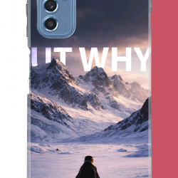 Samsung Galaxy M52 Uyumlu Nihilist Penguen UV Baskılı Silikon Kılıf