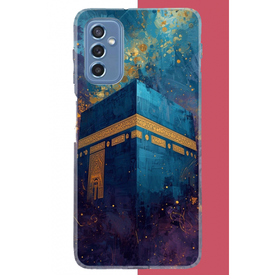 Samsung Galaxy M52 Uyumlu Kabe1 UV Baskılı Silikon Kılıf