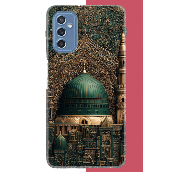 Samsung Galaxy M52 Uyumlu Kudüs2 UV Baskılı Silikon Kılıf