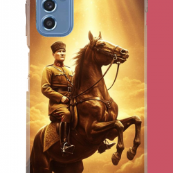 Samsung Galaxy M52 Uyumlu Atatürk5 UV Baskılı Silikon Kılıf
