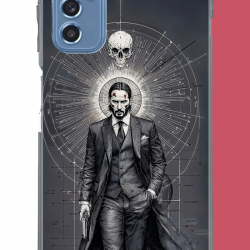 Samsung Galaxy M52 Uyumlu baba yaga UV Baskılı Silikon Kılıf