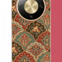 Honor Magic 8 Lite Uyumlu Çini Motif UV Baskılı Silikon Kılıf Honor Magic 8 Lite Uyumlu Çini Motif UV Baskılı Silikon Kılıf