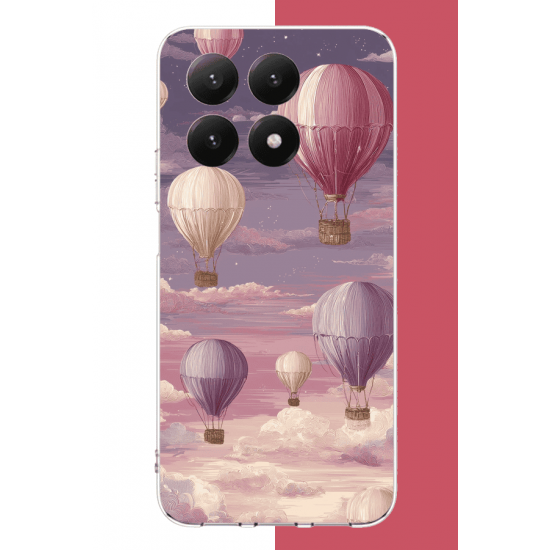 Xiaomi Mi 15T Uyumlu uçan balon UV Baskılı Silikon Kılıf