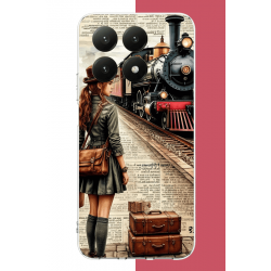 Xiaomi Mi 15T Uyumlu vintage tren UV Baskılı Silikon Kılıf