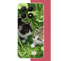 Xiaomi Mi 15T Uyumlu yavru kediler UV Baskılı Silikon Kılıf