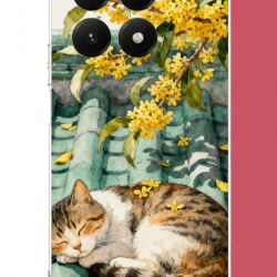 Xiaomi Mi 15T Uyumlu çatıdaki kedi UV Baskılı Silikon Kılıf Xiaomi Mi 15T Uyumlu çatıdaki kedi UV Baskılı Silikon Kılıf