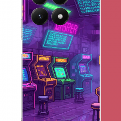 Xiaomi Mi 15T Uyumlu Cyberpunk neon arcade UV Baskılı Silikon Kılıf Xiaomi Mi 15T Uyumlu Cyberpunk neon arcade UV Baskılı Silikon Kılıf