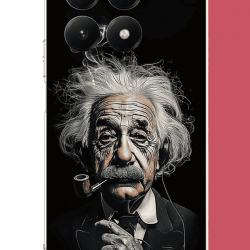 Xiaomi Mi 15T Uyumlu einstein UV Baskılı Silikon Kılıf Xiaomi Mi 15T Uyumlu einstein UV Baskılı Silikon Kılıf