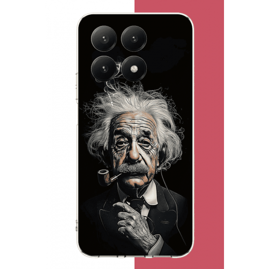 Xiaomi Mi 15T Uyumlu einstein UV Baskılı Silikon Kılıf