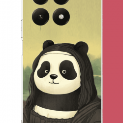 Xiaomi Mi 15T Uyumlu kawaii monapanda UV Baskılı Silikon Kılıf