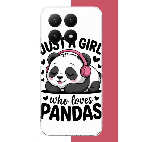 Xiaomi Mi 15T Uyumlu kawaii panda UV Baskılı Silikon Kılıf