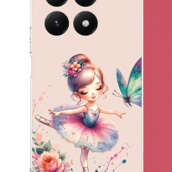 Xiaomi Mi 15T Uyumlu minik balerin1 UV Baskılı Silikon Kılıf