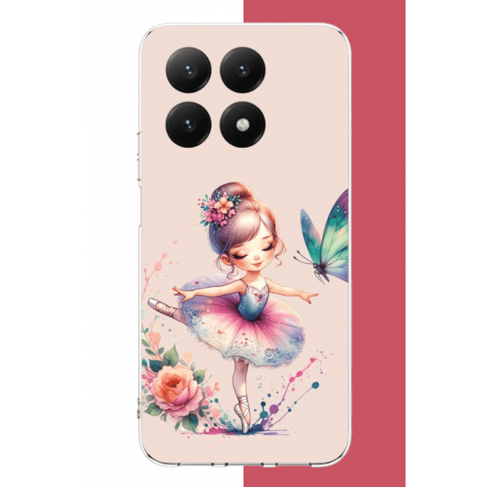 Xiaomi Mi 15T Uyumlu minik balerin1 UV Baskılı Silikon Kılıf