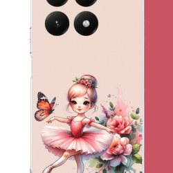 Xiaomi Mi 15T Uyumlu minik balerin2 UV Baskılı Silikon Kılıf