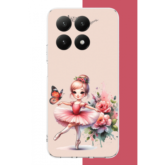 Xiaomi Mi 15T Uyumlu minik balerin2 UV Baskılı Silikon Kılıf