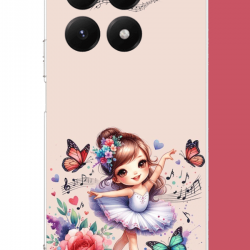 Xiaomi Mi 15T Uyumlu minik balerin3 UV Baskılı Silikon Kılıf