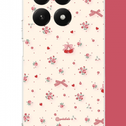Xiaomi Mi 15T Uyumlu kırmızı kalpli pattern UV Baskılı Silikon Kılıf
