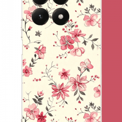 Xiaomi Mi 15T Uyumlu kırmızı pattern UV Baskılı Silikon Kılıf