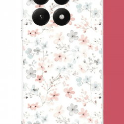 Xiaomi Mi 15T Uyumlu lila mavi pattern UV Baskılı Silikon Kılıf