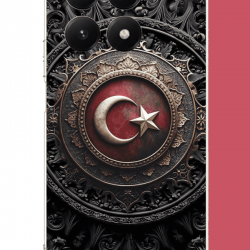 Xiaomi Mi 15T Uyumlu Türk Rozet UV Baskılı Silikon Kılıf