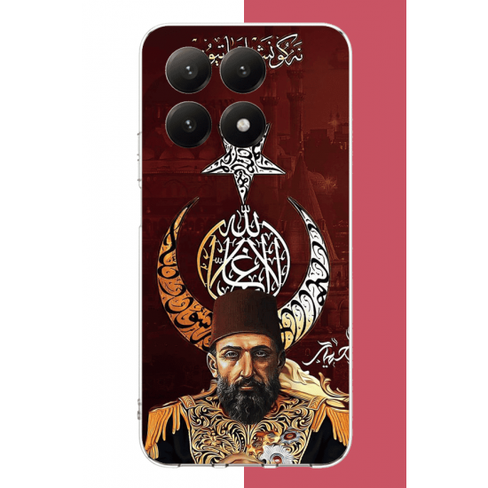 Xiaomi Mi 15T Uyumlu Abdulhamit UV Baskılı Silikon Kılıf