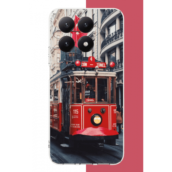 Xiaomi Mi 15T Uyumlu Taksim1 UV Baskılı Silikon Kılıf