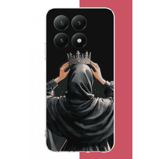 Xiaomi Mi 15T Uyumlu Taç UV Baskılı Silikon Kılıf