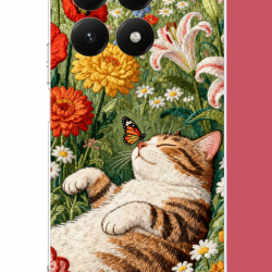 Xiaomi Mi 15T Uyumlu nakışlı kedi UV Baskılı Silikon Kılıf