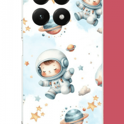 Xiaomi Mi 15T Uyumlu Minik astronot UV Baskılı Silikon Kılıf