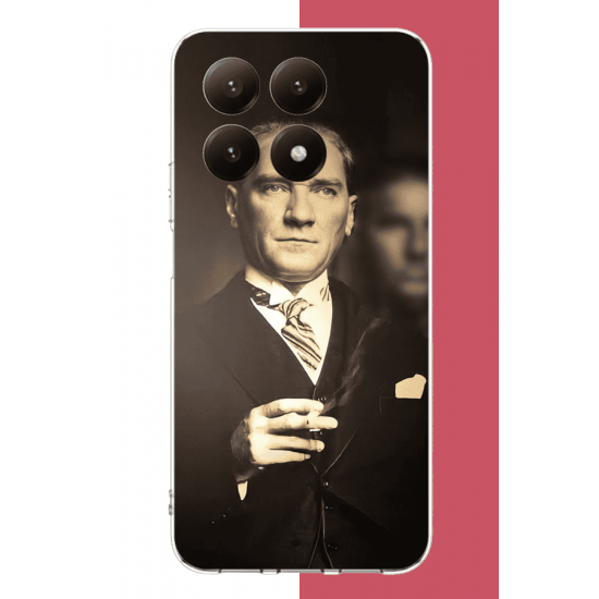 Xiaomi Mi 15T Uyumlu atatürk 4 UV Baskılı Silikon Kılıf