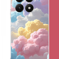 Xiaomi Mi 15T Uyumlu renkli bulut UV Baskılı Silikon Kılıf