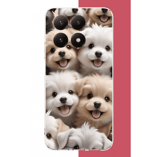 Xiaomi Mi 15T PRO Uyumlu sevimli köpek UV Baskılı Silikon Kılıf