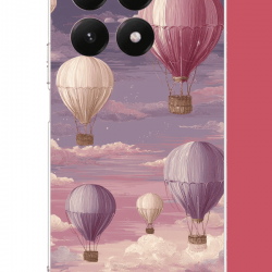 Xiaomi Mi 15T PRO Uyumlu uçan balon UV Baskılı Silikon Kılıf