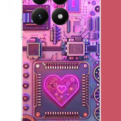Xiaomi Mi 15T PRO Uyumlu Cyberpunk neon UV Baskılı Silikon Kılıf