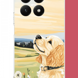 Xiaomi Mi 15T PRO Uyumlu golden köpek UV Baskılı Silikon Kılıf