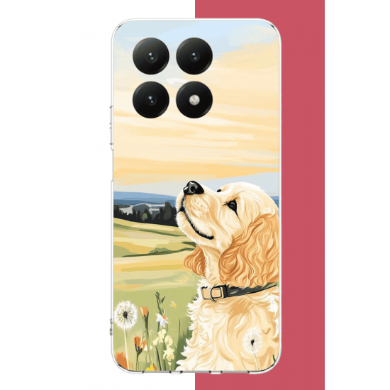 Xiaomi Mi 15T PRO Uyumlu golden köpek UV Baskılı Silikon Kılıf