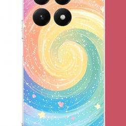 Xiaomi Mi 15T PRO Uyumlu gökkuşağı girdap UV Baskılı Silikon Kılıf