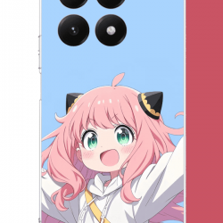 Xiaomi Mi 15T PRO Uyumlu kawaii pembe saçlı kız UV Baskılı Silikon Kılıf