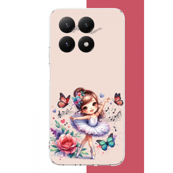 Xiaomi Mi 15T PRO Uyumlu minik balerin3 UV Baskılı Silikon Kılıf