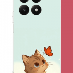 Xiaomi Mi 15T PRO Uyumlu minik kedi UV Baskılı Silikon Kılıf
