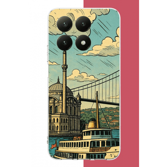Xiaomi Mi 15T PRO Uyumlu İstanbul UV Baskılı Silikon Kılıf