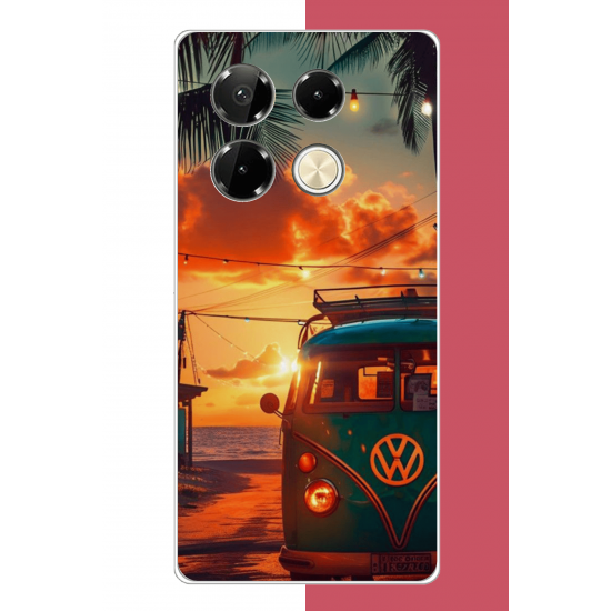 Infinix Note 40 PRO Uyumlu vw güneş batımı.jpeg UV Baskılı Silikon Kılıf