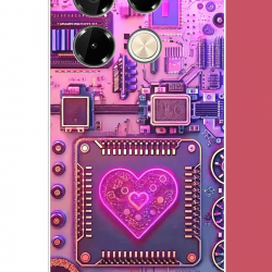 Infinix Note 40 PRO Uyumlu Cyberpunk neon UV Baskılı Silikon Kılıf