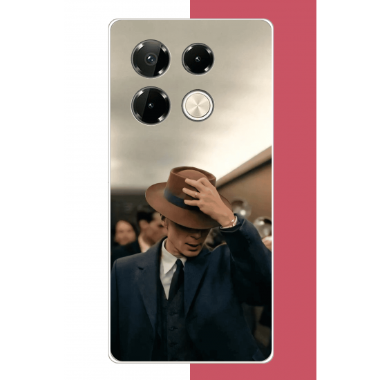 Infinix Note 40 PRO Uyumlu J. Robert Oppenheimer UV Baskılı Silikon Kılıf
