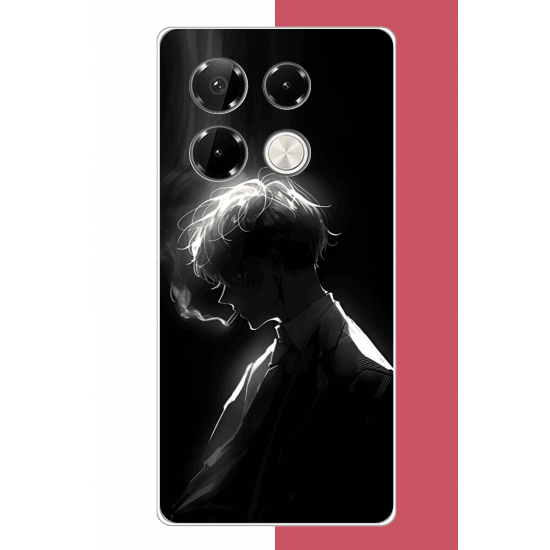 Infinix Note 40 PRO Uyumlu karanlıktaki anime karakteri UV Baskılı Silikon Kılıf Infinix Note 40 PRO Uyumlu karanlıktaki anime karakteri UV Baskılı Silikon Kılıf